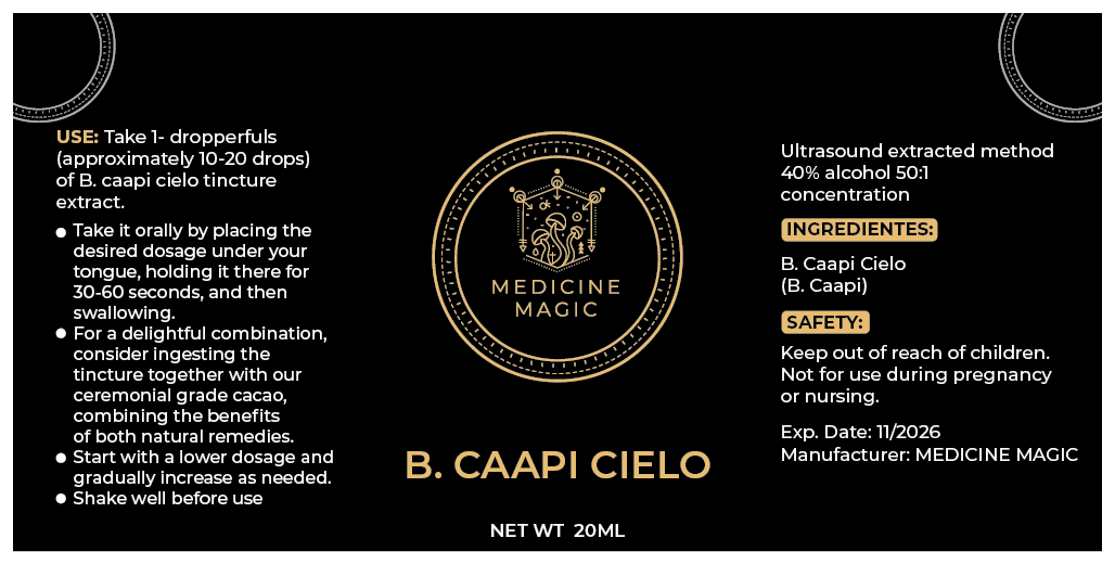 B. Caapi Cielo Tincture 20ml