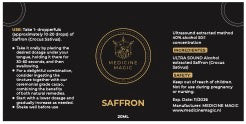 Saffron Gold Elixir (Crocus Sativus) 50:1 Tincture 20ml
