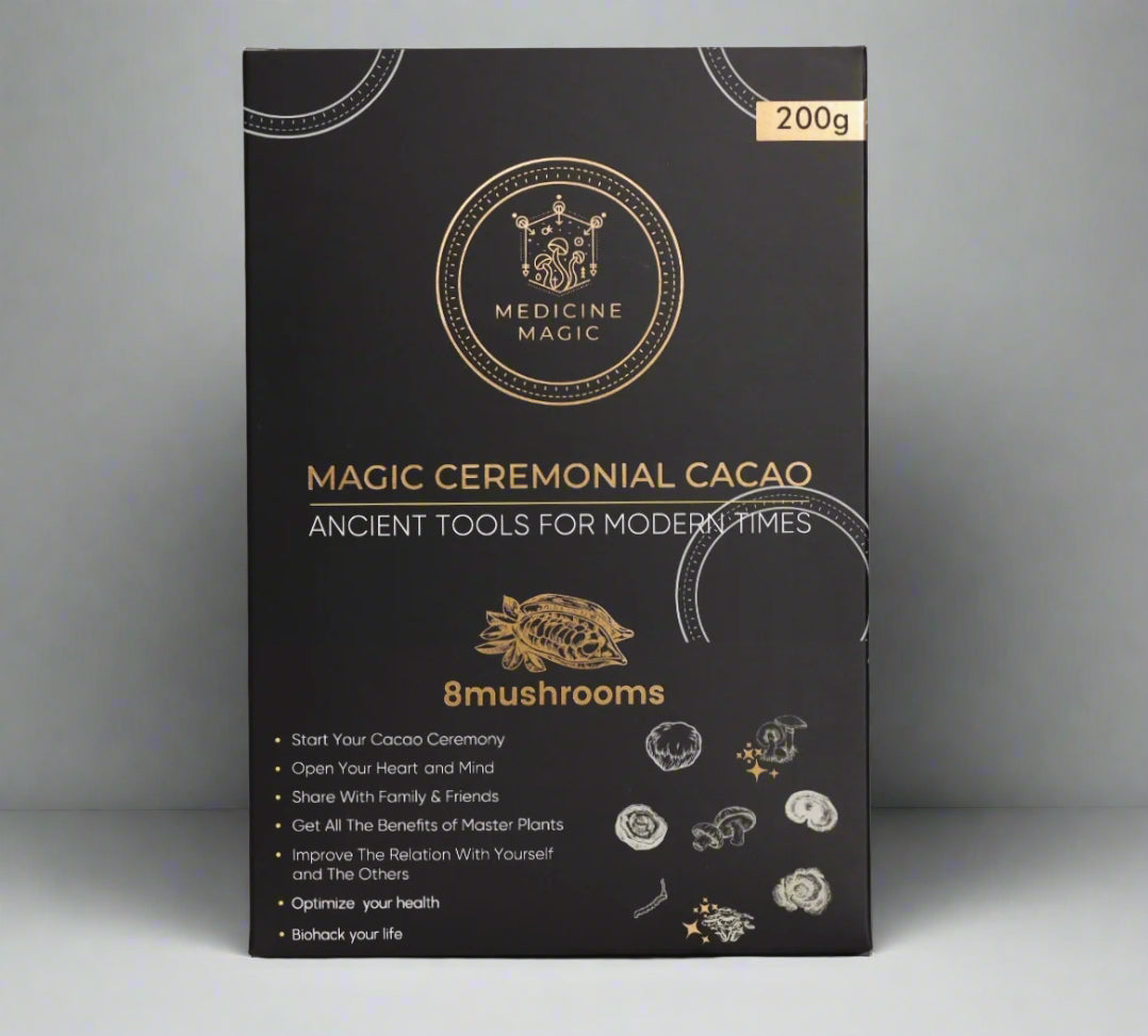 Magic Ceremonial Grade Cacao 8Mushrooms